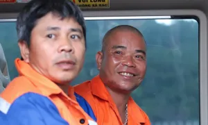 Phút sinh tử trên biển Vũng Áng của thuyền viên tàu chở than Phút sinh tử trên biển Vũng Áng của thuyền viên tàu chở than